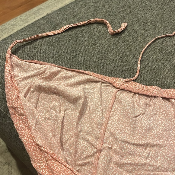 Midi skirt, pink leopard print size large - Picture 4 of 6